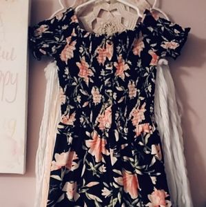 J for Justify flowered romper